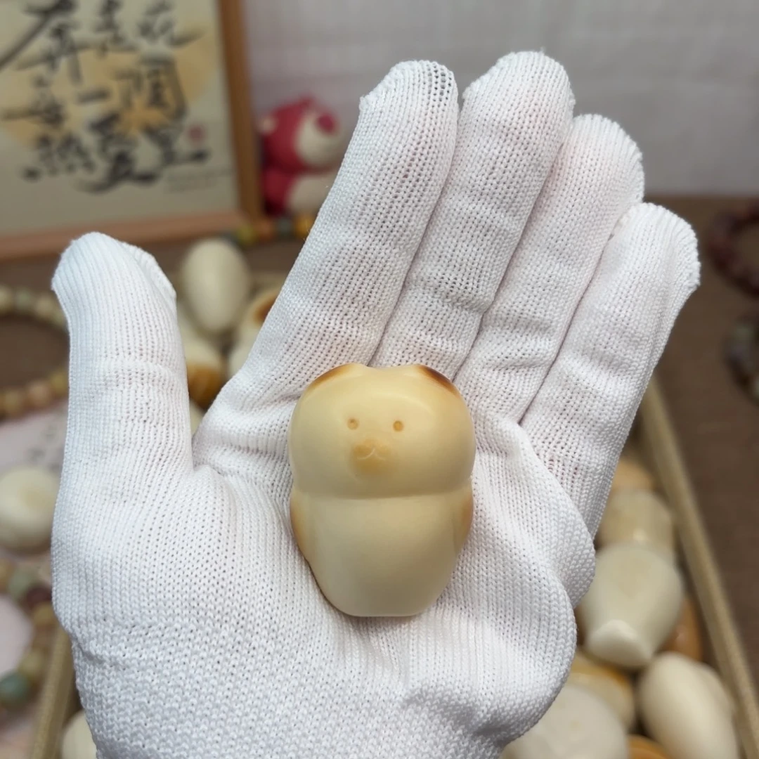 吊坠菩提根/象牙果牙果卡皮把件872