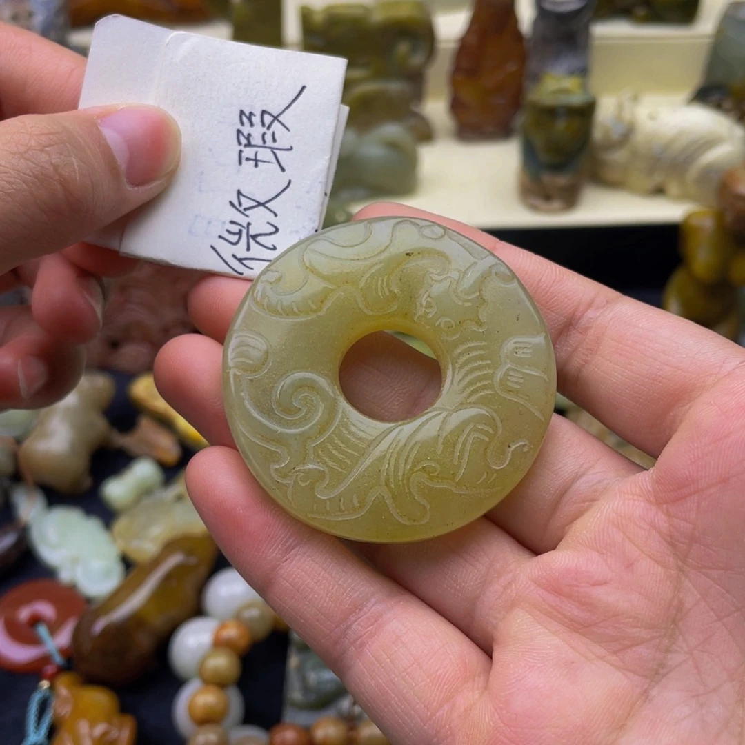 蛇纹石玉未镶嵌颈饰67