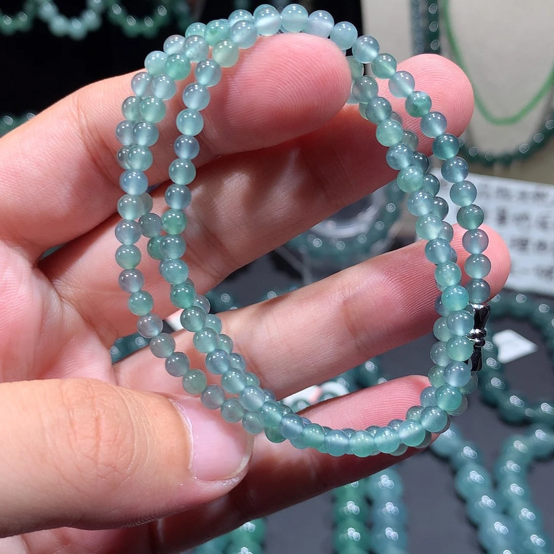 未镶嵌手串翡翠天然a货翡翠项链4