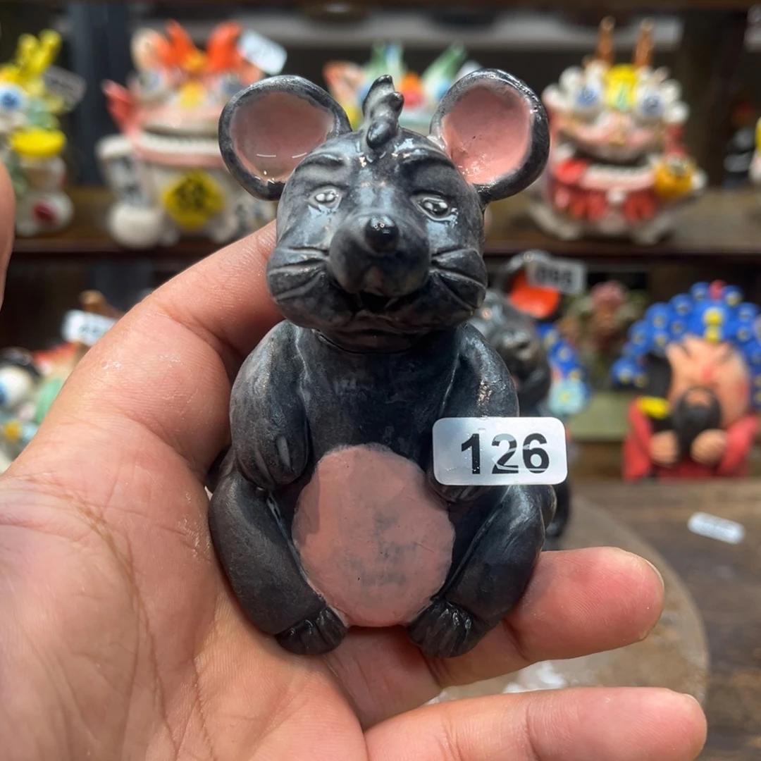 陶瓷纯手工抽象陶瓷摆件126