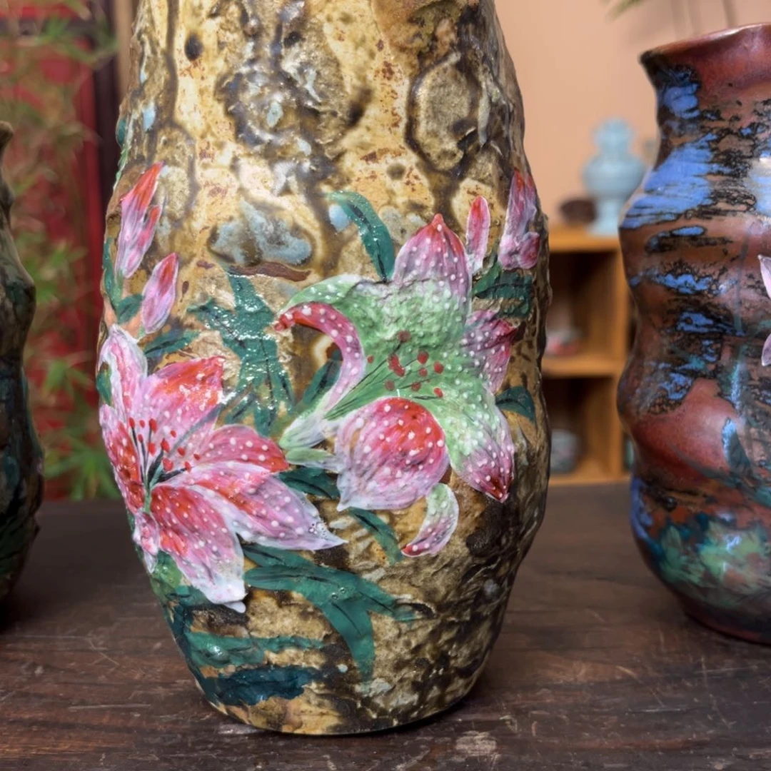 杯芷*柴烧手工手绘陶瓷