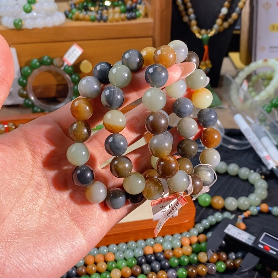 和田玉未镶嵌手链多样性拍一发一