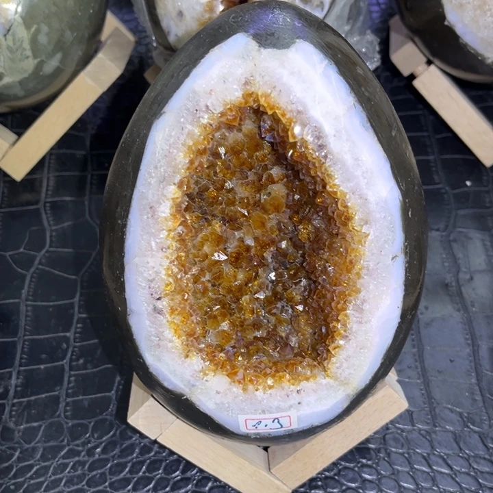 水晶珠宝半成品未镶嵌福利黄晶蛋