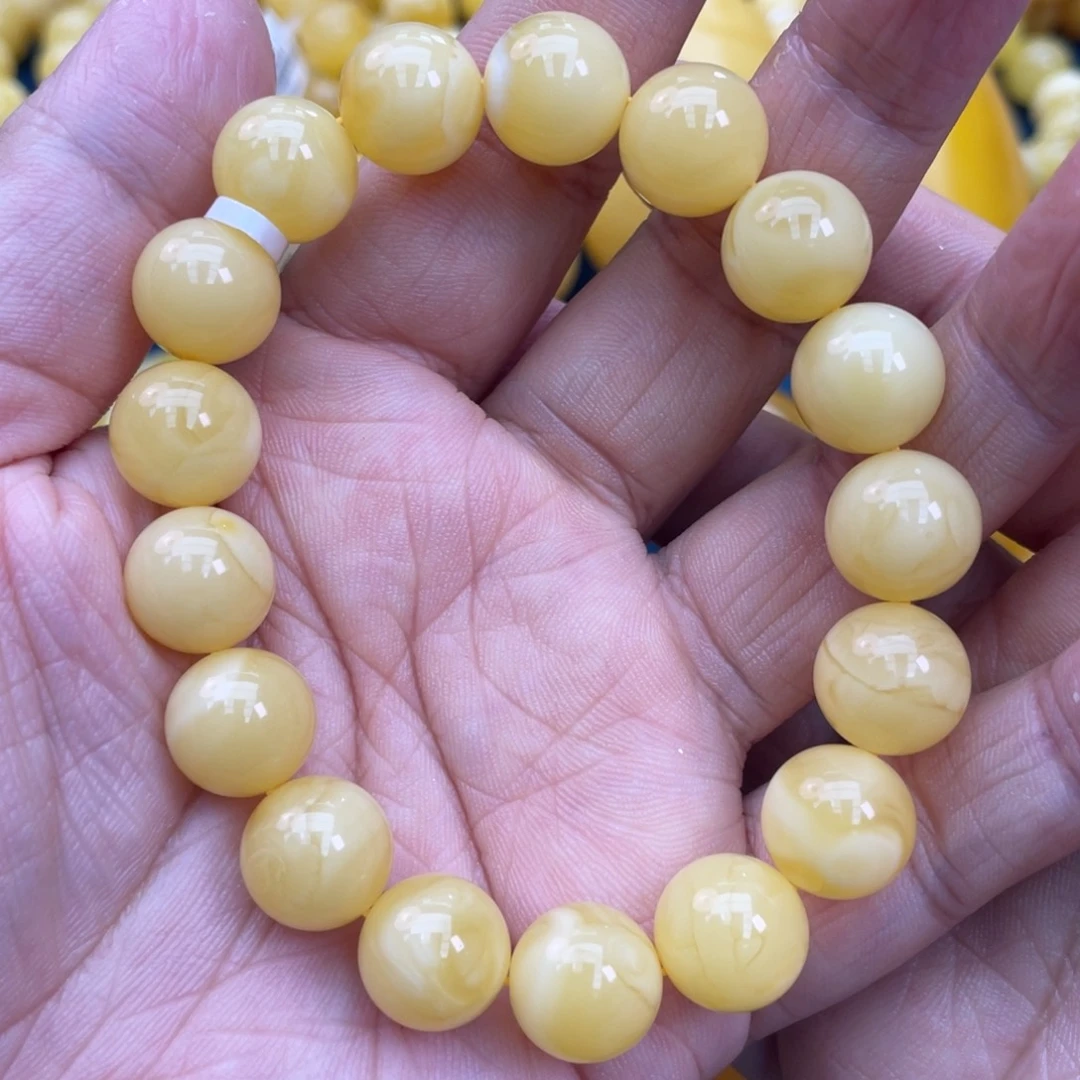 琥珀裸石未镶嵌琥珀蜜蜡11m m