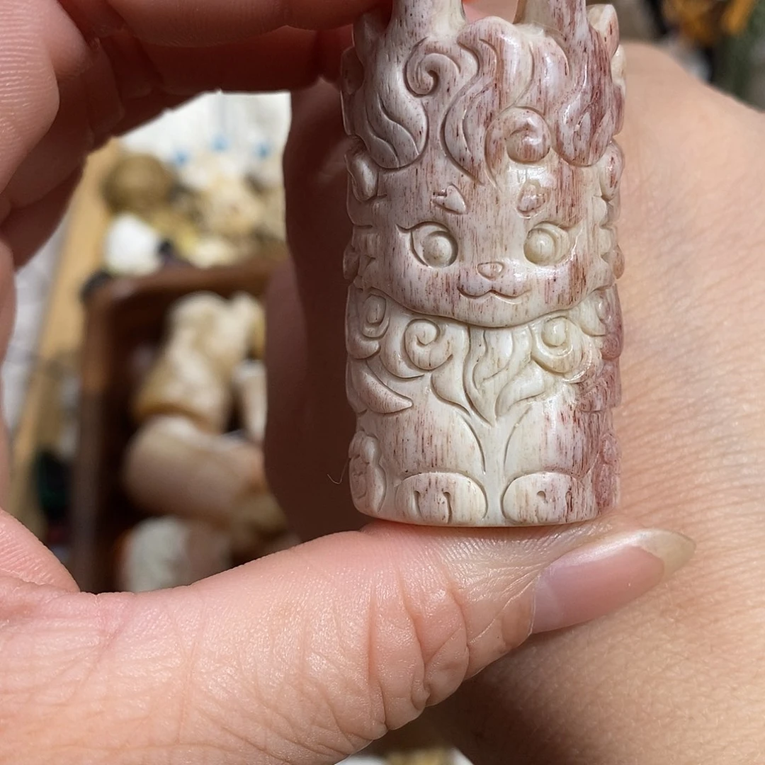 鹿骨把件18号白泽骨笛