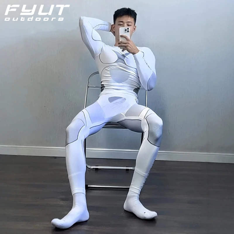 FYUT户外滑雪速干衣男款保暖排汗打底衣2025新款徒步登山速干衣