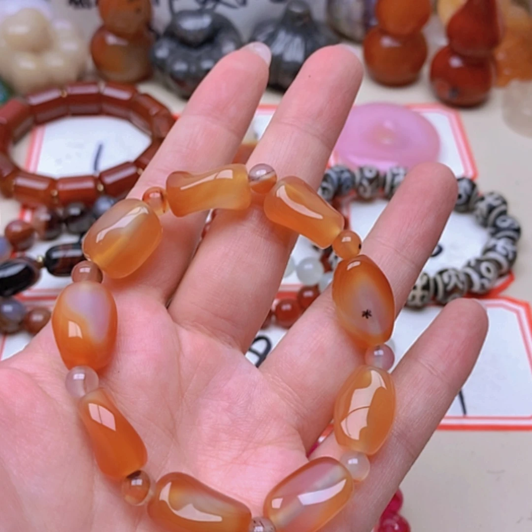 【闪购商品】未镶嵌玛瑙/玉髓珠宝半成品就**样