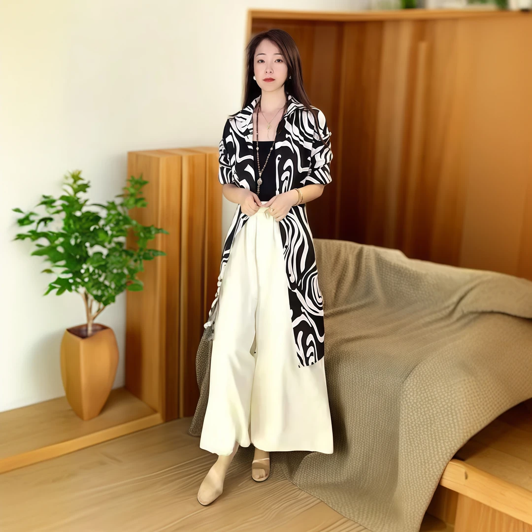 气质时尚轻奢春夏宽松优雅法式夏季设计师上衣1169