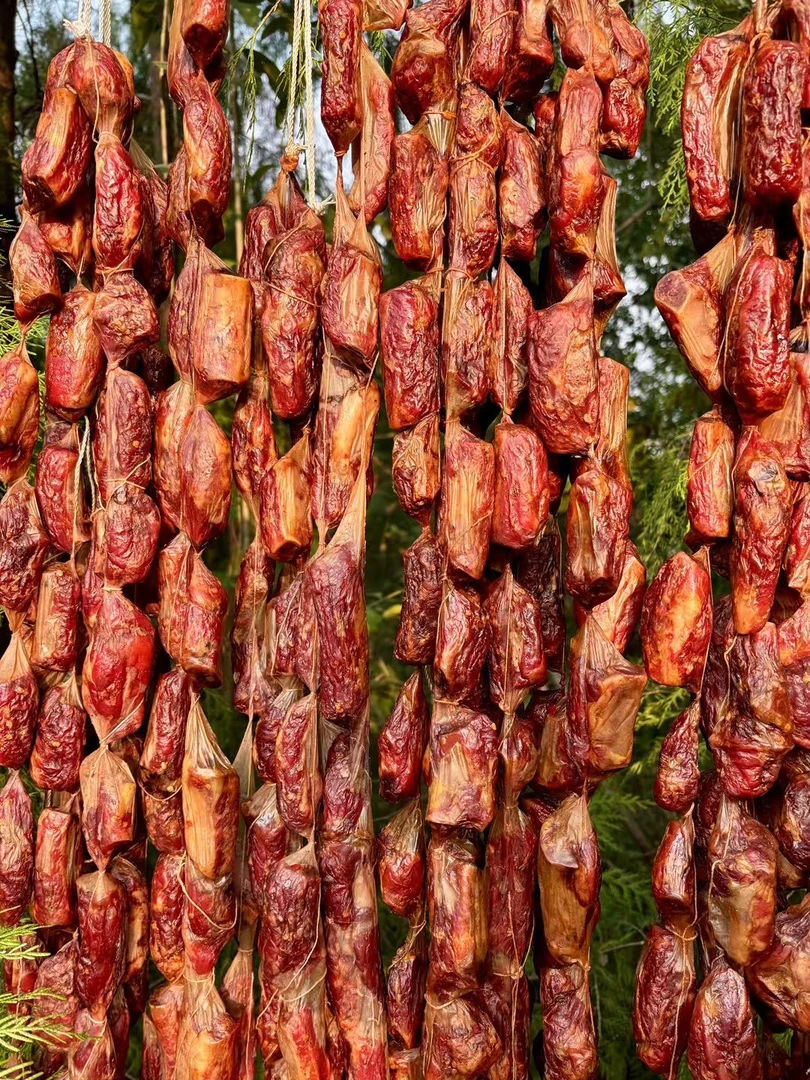 【排骨香肠】正宗高山粮食土猪肉手工灌制农家川渝味土特产散装