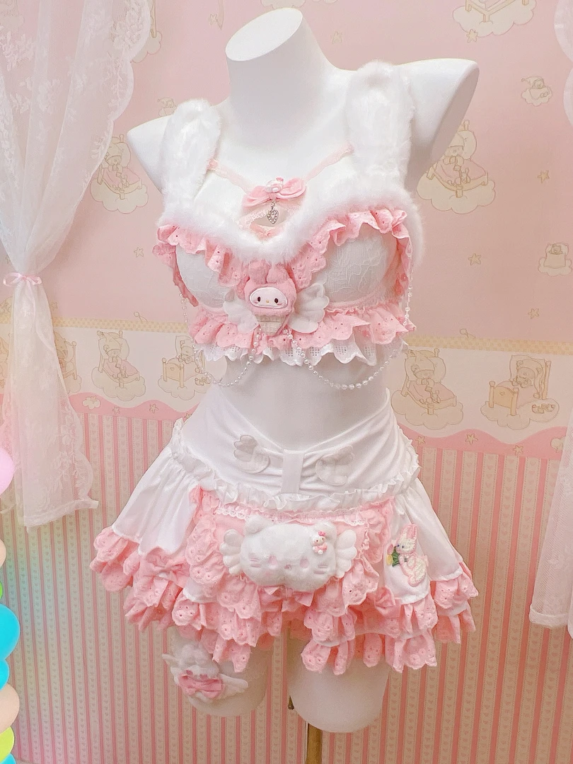 兔耳萌萌   上衣+短裙F33