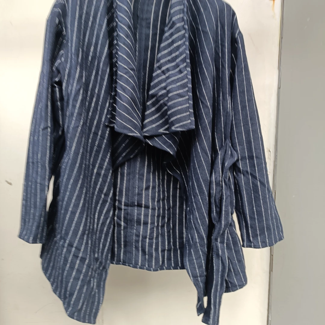 欧美风格休闲藏青蓝短款女外套秋季百搭上衣