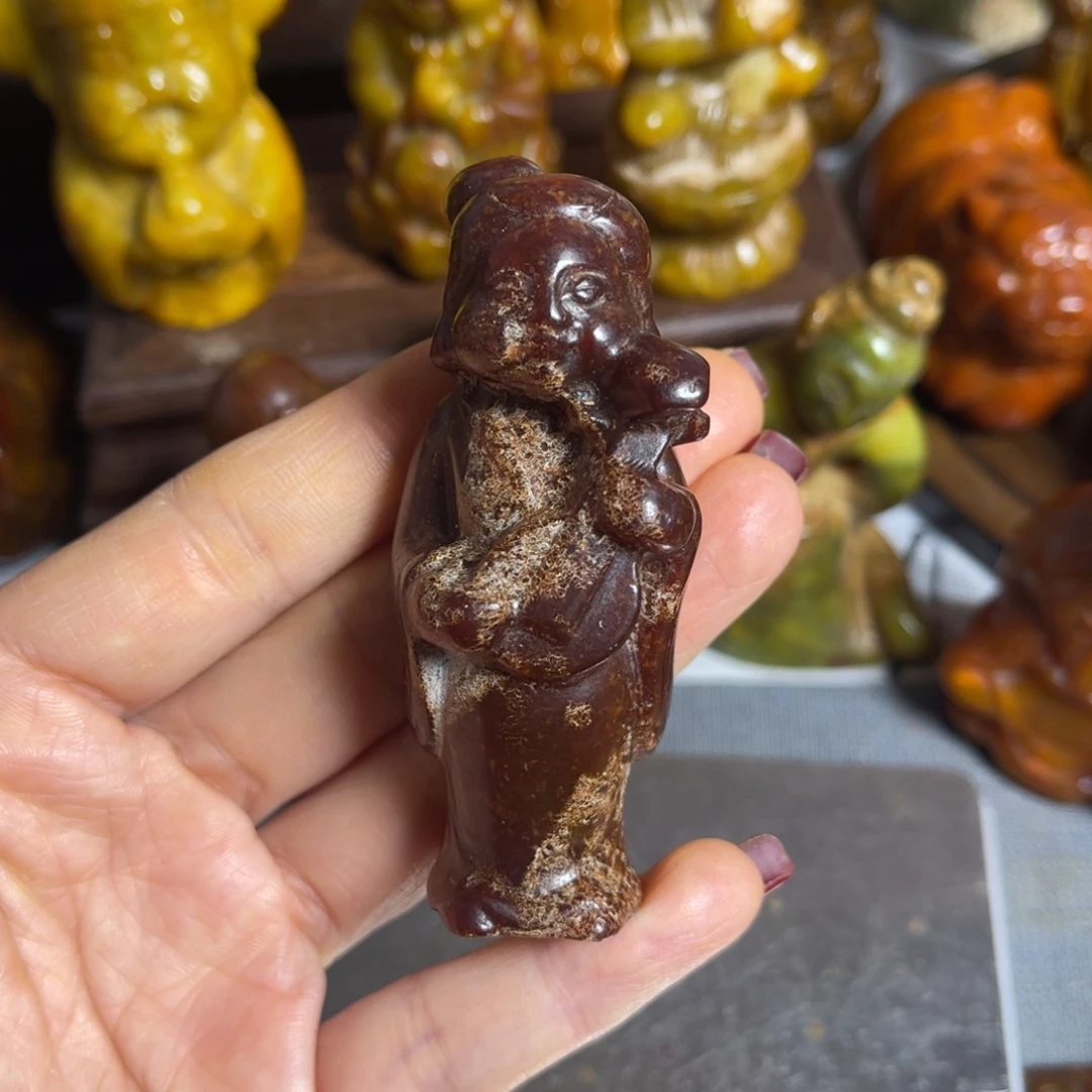 蛇纹石玉合金颈饰