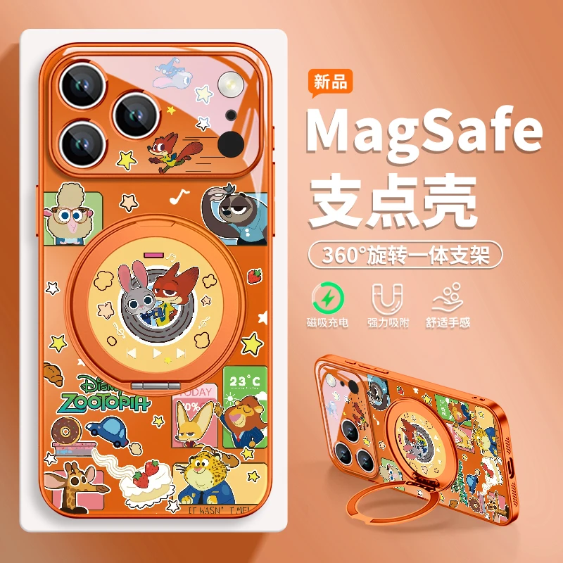 朱迪尼克适用华为pura80手机壳苹果16/小米15磁吸支架mate70全包