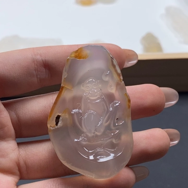 玛瑙/玉髓未镶嵌颈饰