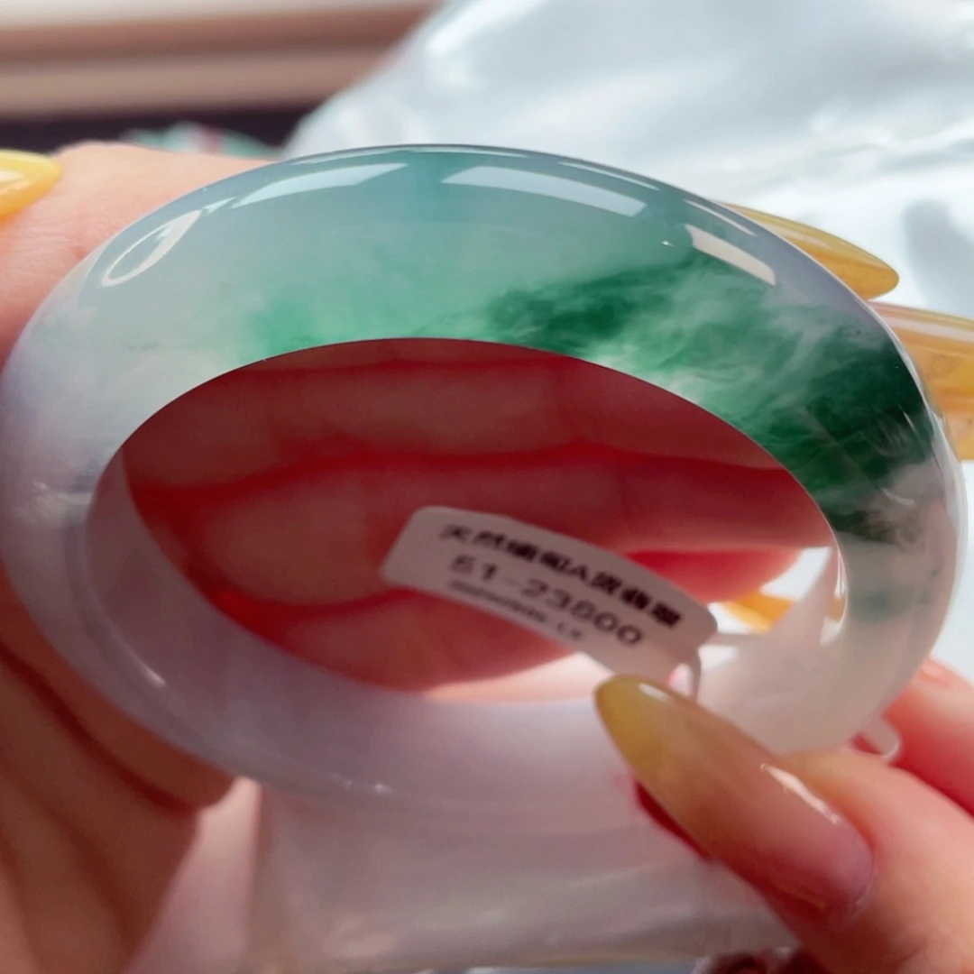 翡翠手镯未镶嵌5152圈9906