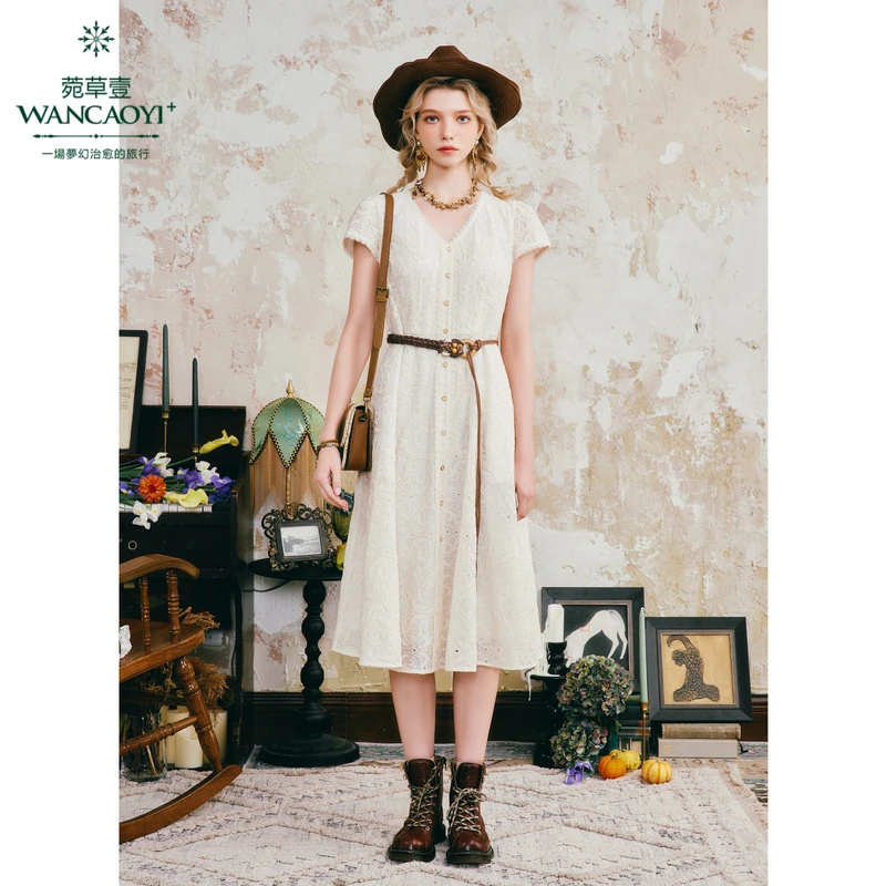 【商场同款】【情调文艺】菀壹2025夏季新款连衣裙Q09150421