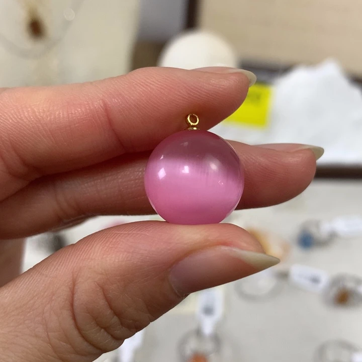 水晶颈饰未镶嵌吊坠