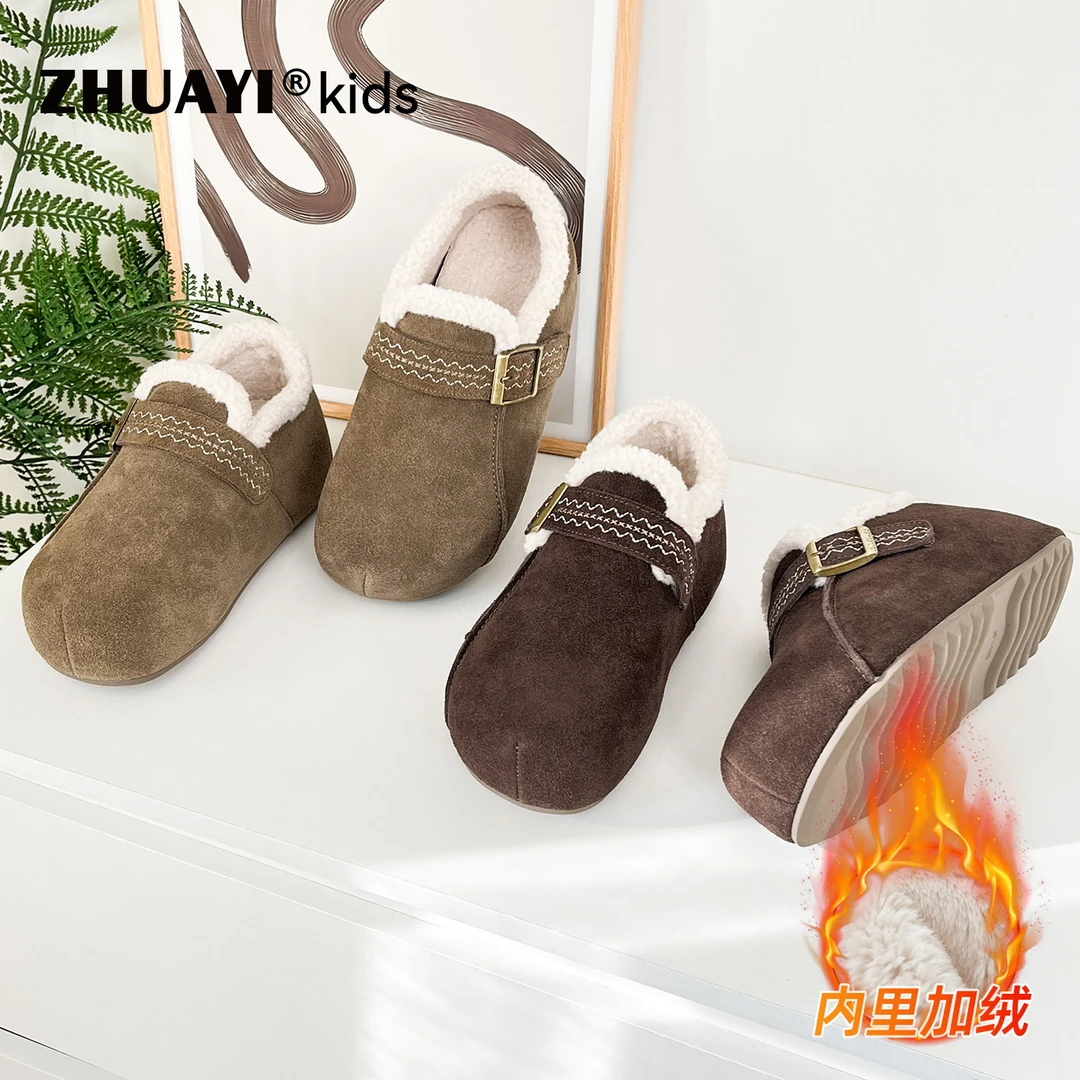 女加绒毛毛鞋勃肯鞋冬季韩系休闲民俗绣线保暖女鞋（25420308）7