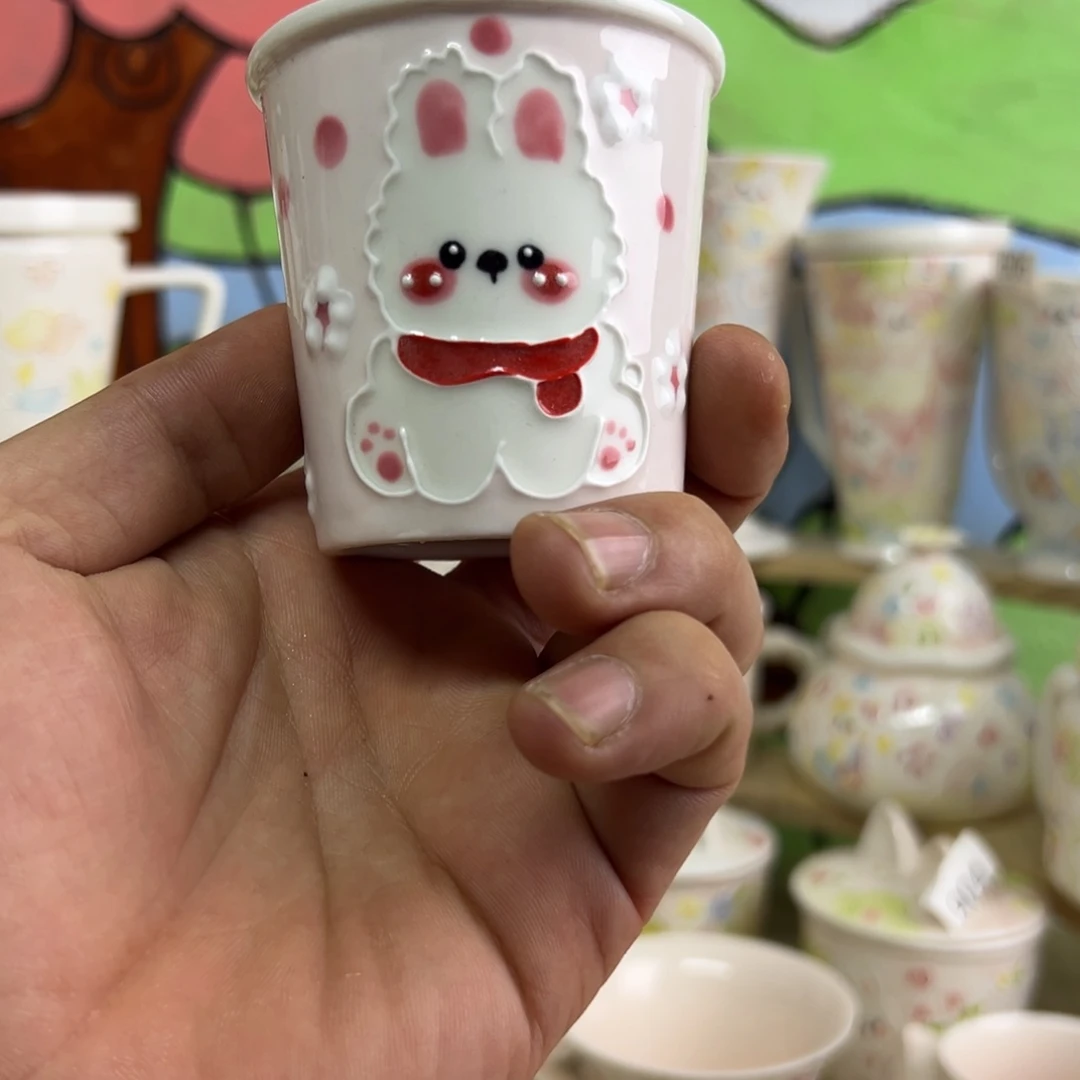 小***糖景德镇高温釉下手绘陶瓷