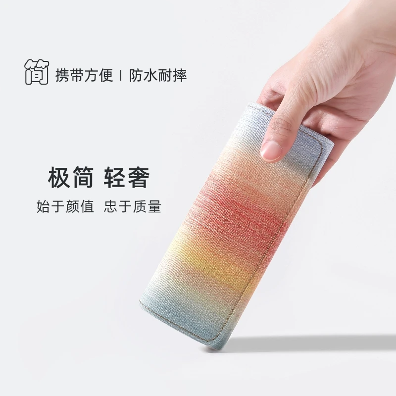 2024新款眼镜盒便携女男学生高级感太阳镜墨镜收纳盒潮流色彩盒子