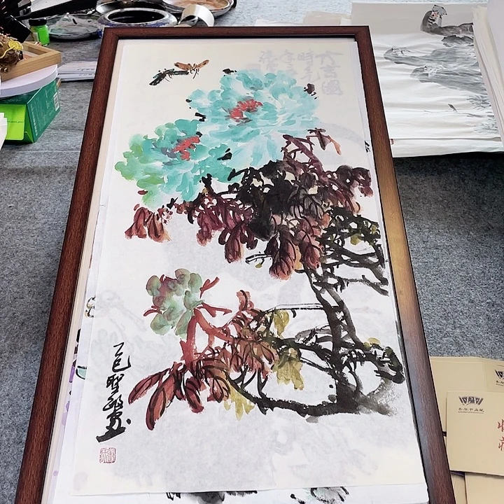 国画张圣敏先生纯手绘作品