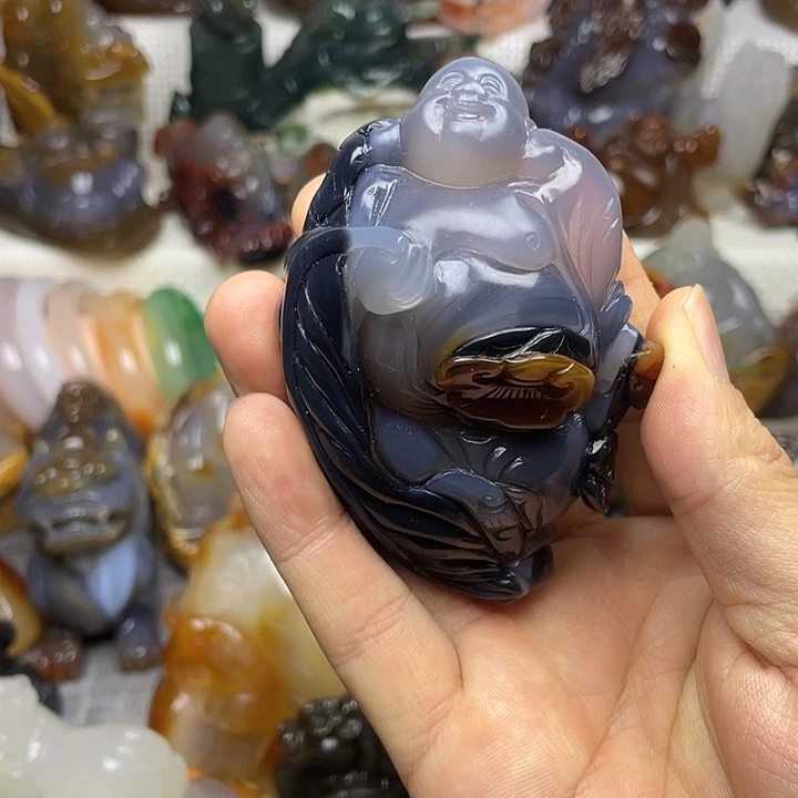 玛瑙/玉髓饰品未镶嵌小*涂