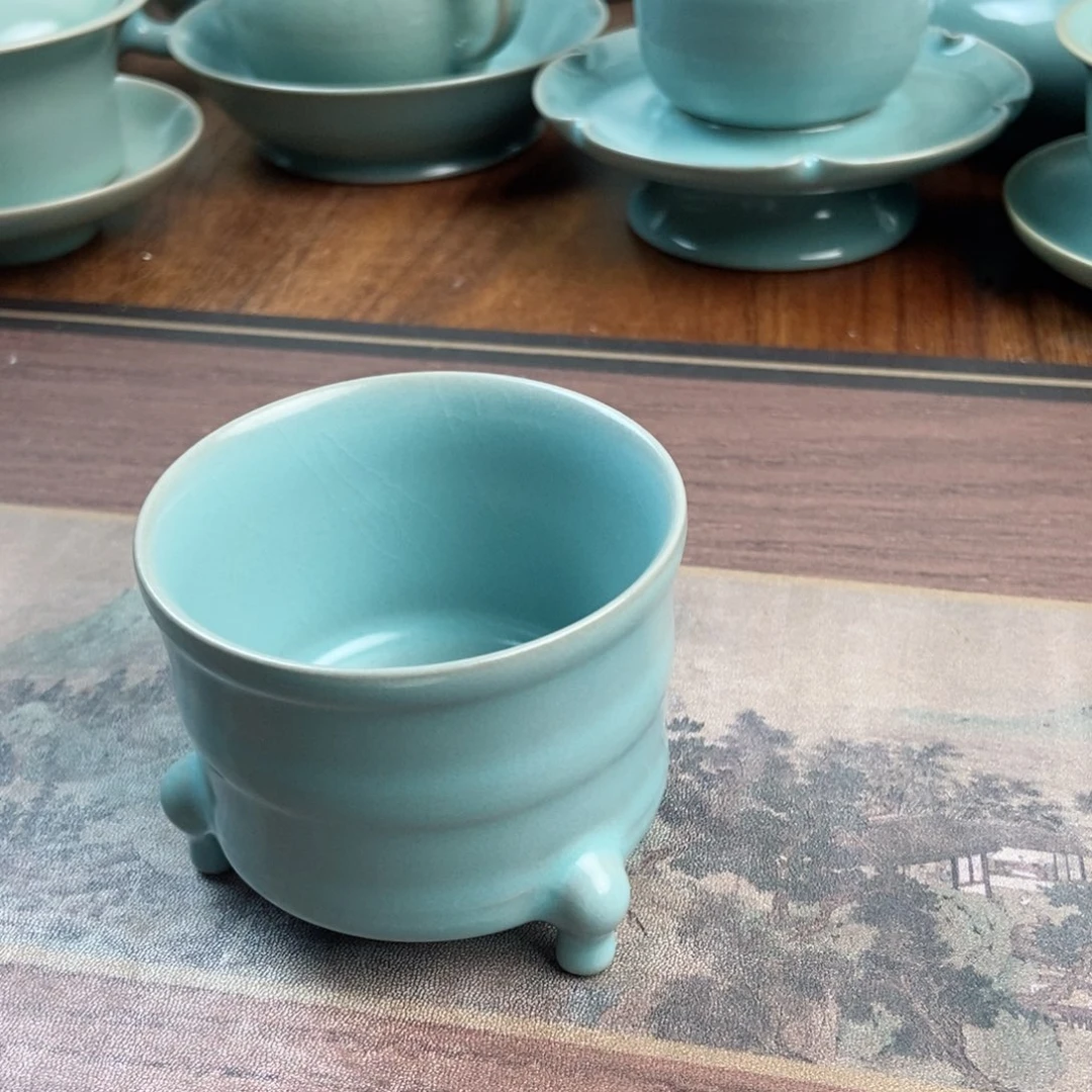 摆件原产地原矿汝瓷～茶器