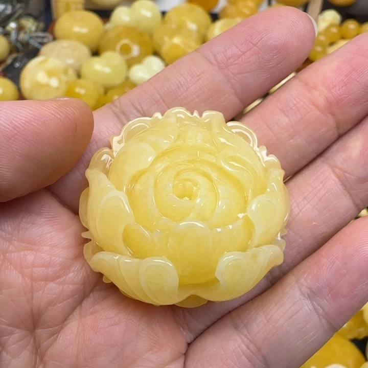 蜜蜡未镶嵌颈饰天然蜜蜡