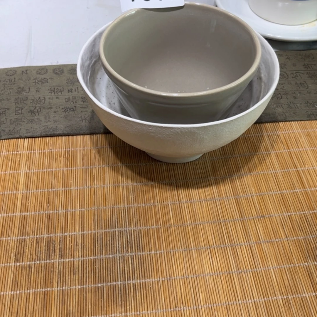 瓷景德镇粗陶复古盘碗微瑕