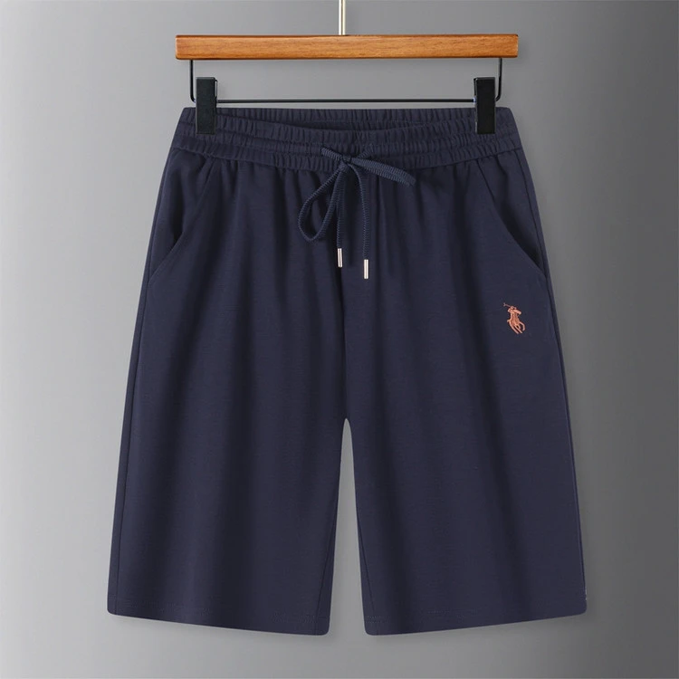 男士纯色小马短裤夏季男装商务工装五分短裤高尔夫运动沙滩休闲裤