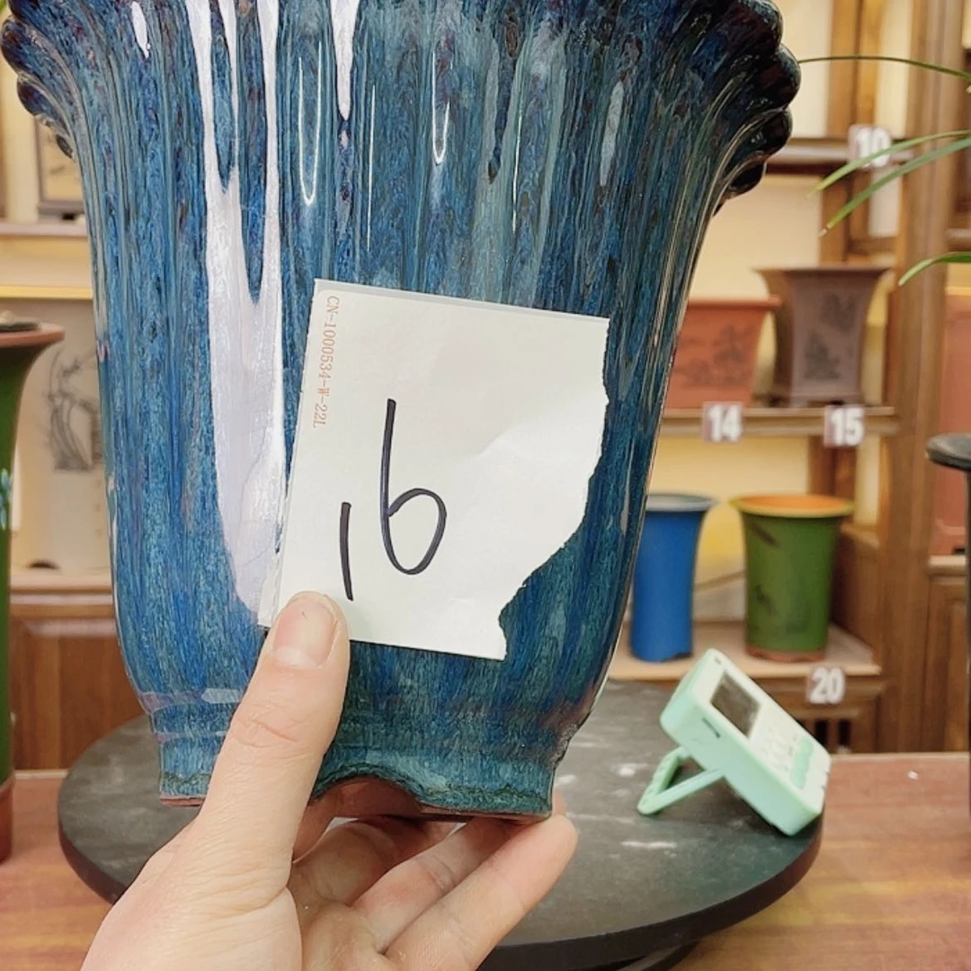 【闪购商品】紫砂花盆半***?兰花42588588536555588