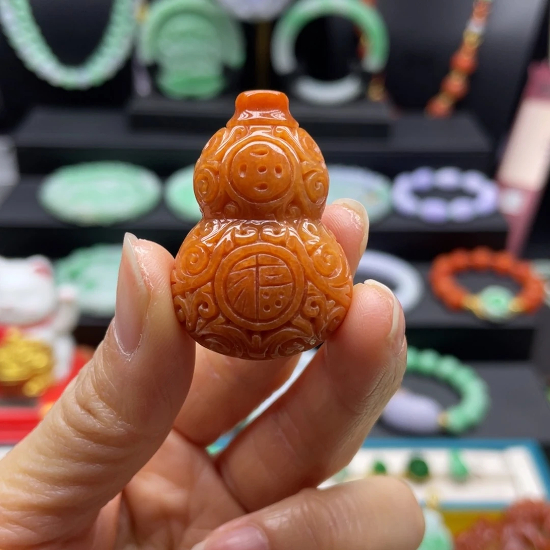 翡翠未镶嵌颈饰翡翠葫芦