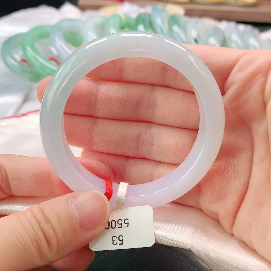 翡翠未镶嵌手镯缅甸A货翡翠手镯