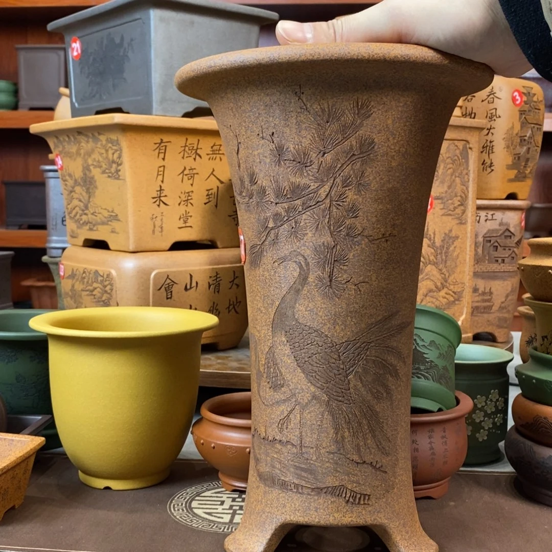 紫砂花盆盆景花盆