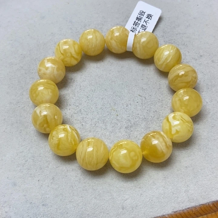 裸石蜜蜡未镶嵌手串