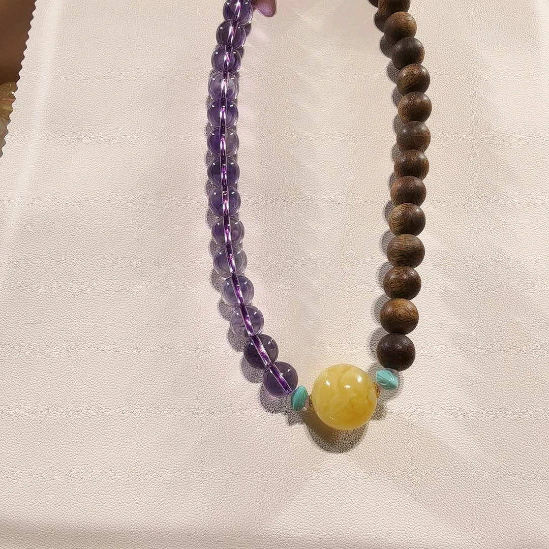 小***福水晶手链未镶嵌紫水晶