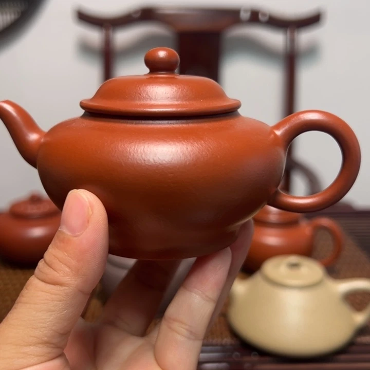 茶壶紫砂大红袍微瑕