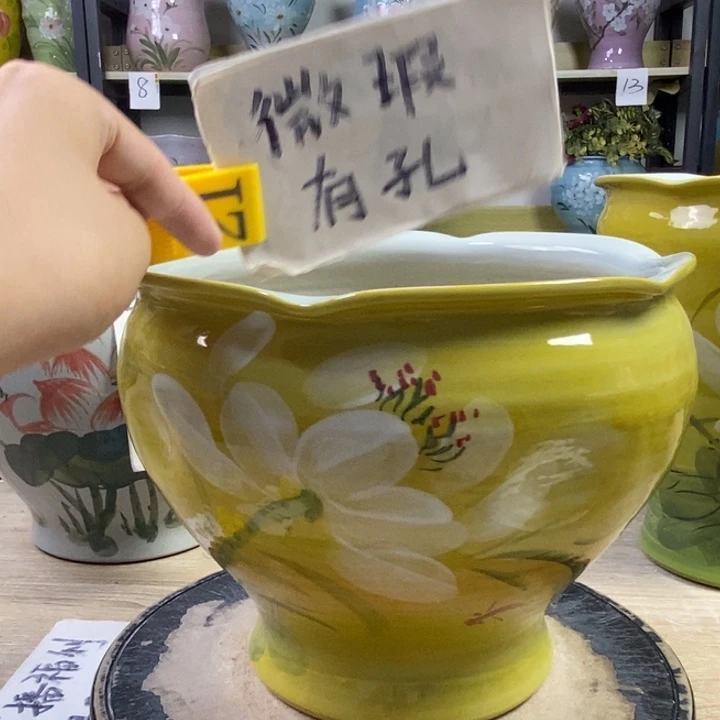 景德镇高温陶瓷花盆