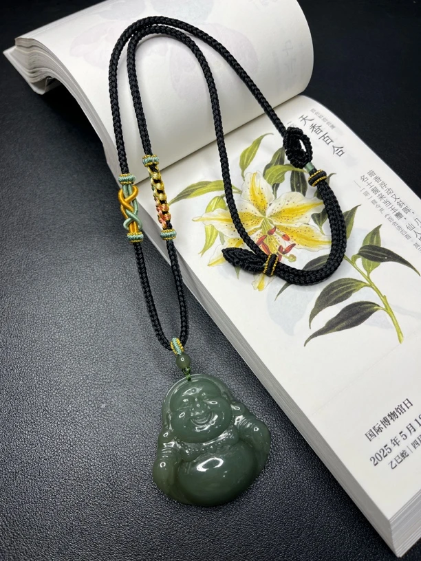 非金属布艺项链 黑色经典款百搭项链绳，编绳手工