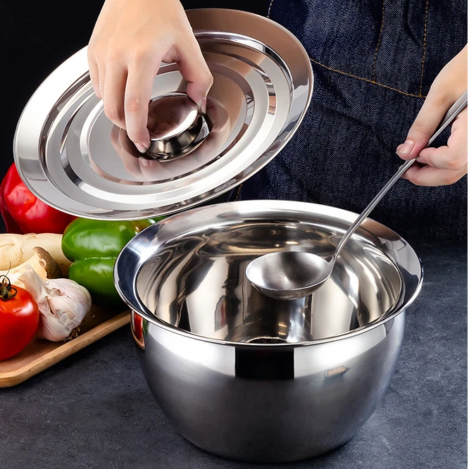 不锈钢装油盆带盖家用油缸厨房猪油罐子商用大号大容量加厚耐高温