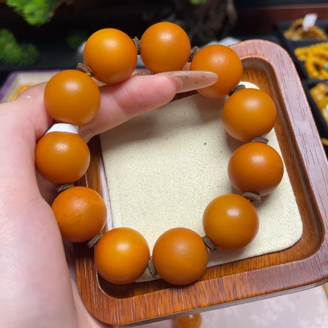 蜜蜡手链未镶嵌手串