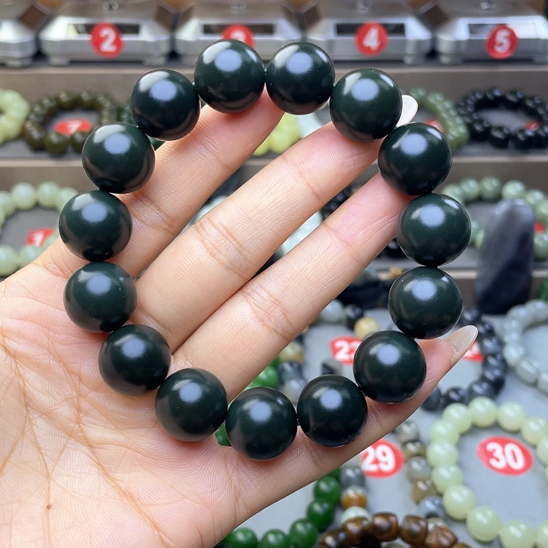 手串未镶嵌和田玉种**察