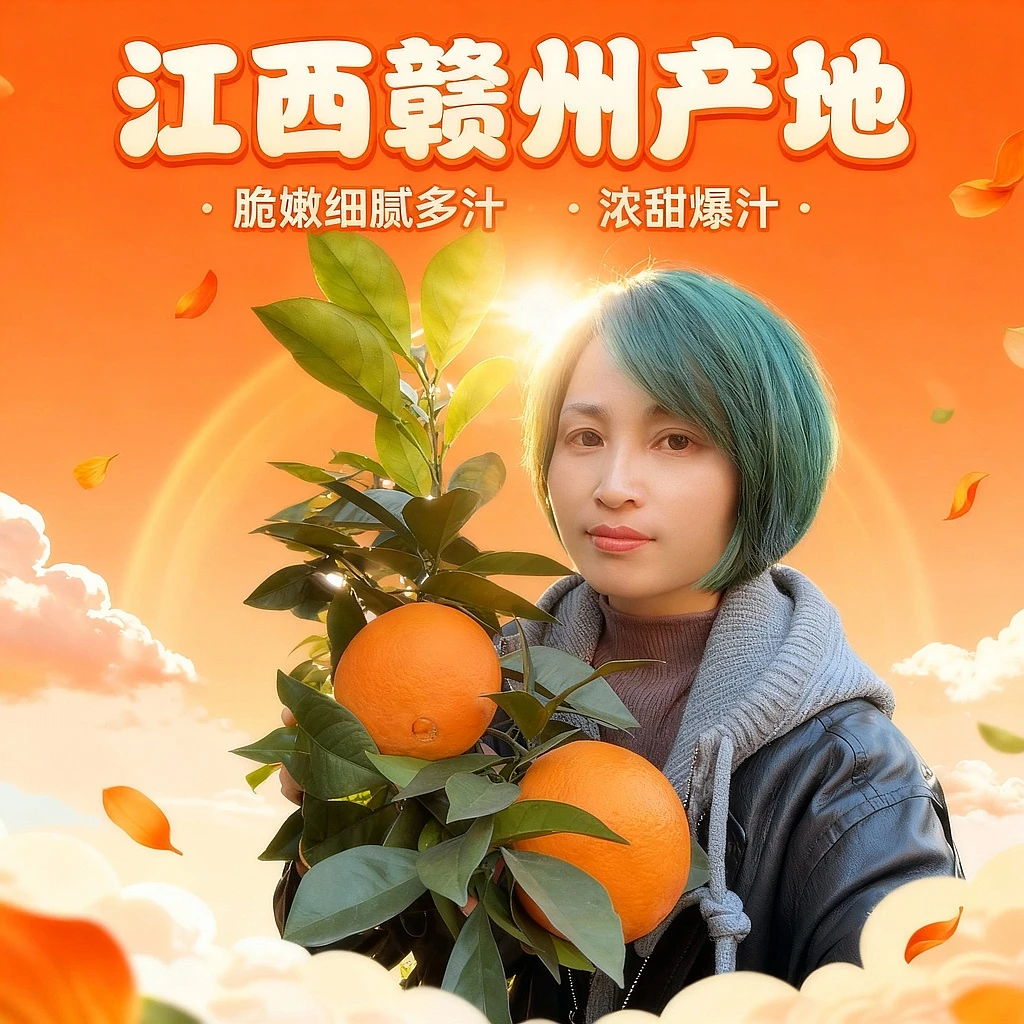 正宗赣南脐橙 果园直发现摘现发.香甜可口细腻爆汁