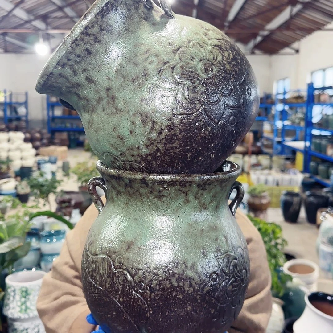 花盆紫砂高21口18