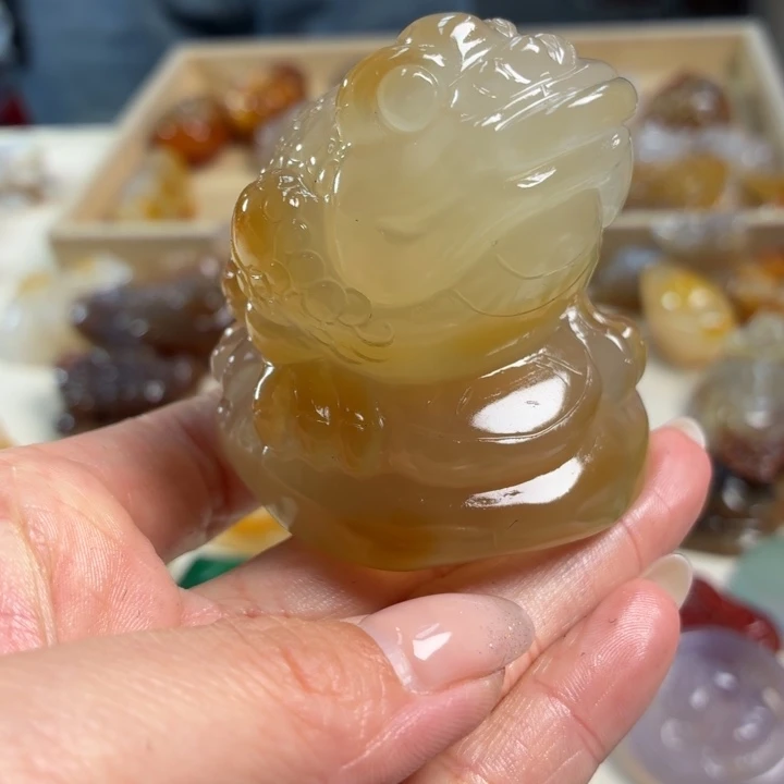 玛瑙/玉髓未镶嵌吊坠(不含链)