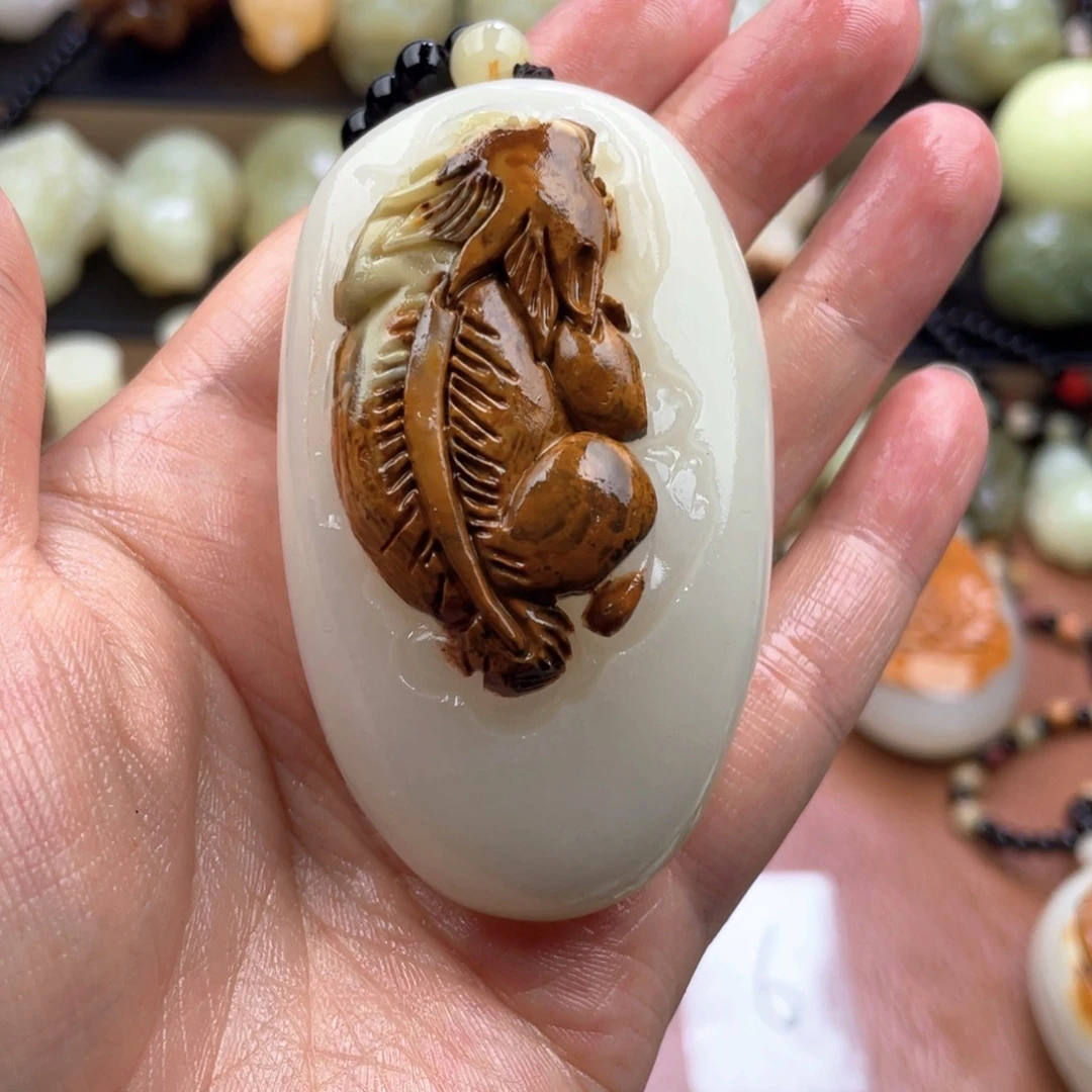 永***光石材天然古青石手把件