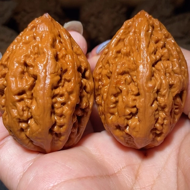 把件文玩核桃东北楸子小雪32