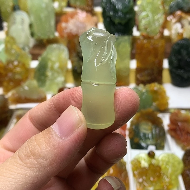 蛇纹石玉未镶嵌珠宝半成品