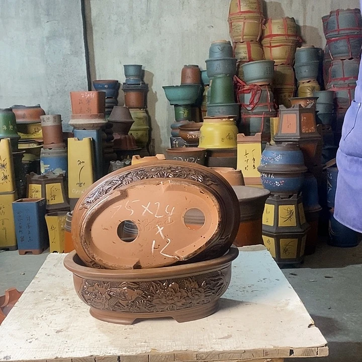 紫砂花盆紫砂花盆盆栽花卉苗木种植