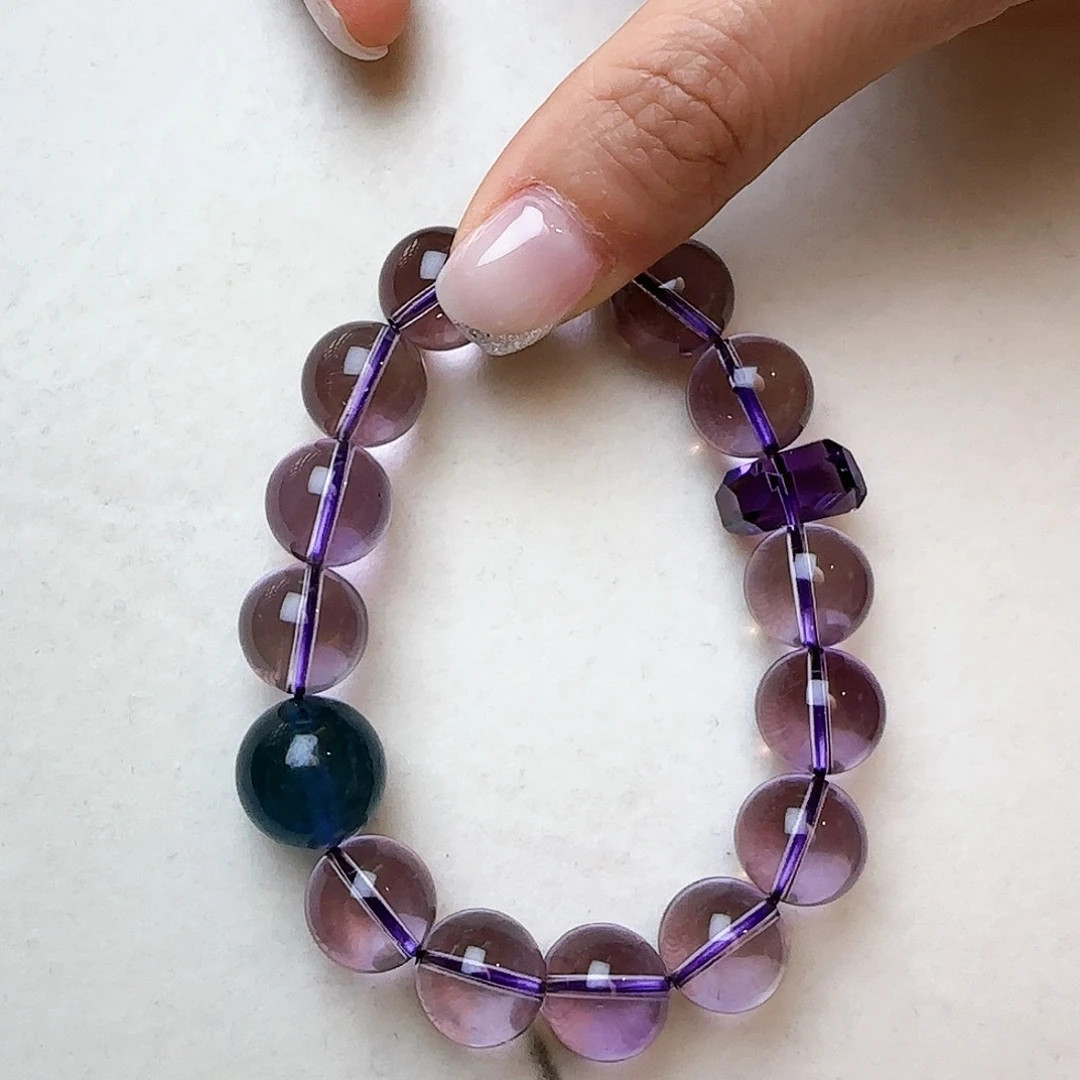 水晶手链未镶嵌小*干大气上档次